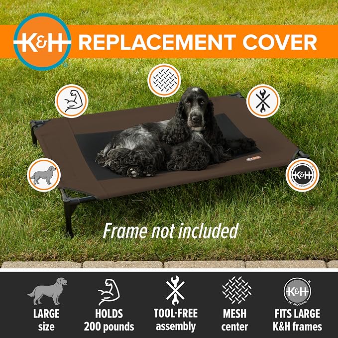 K&H Pet Products Dog Cot Replacement Cover, Designed to fit K&H Large Pet Cots - Image 3