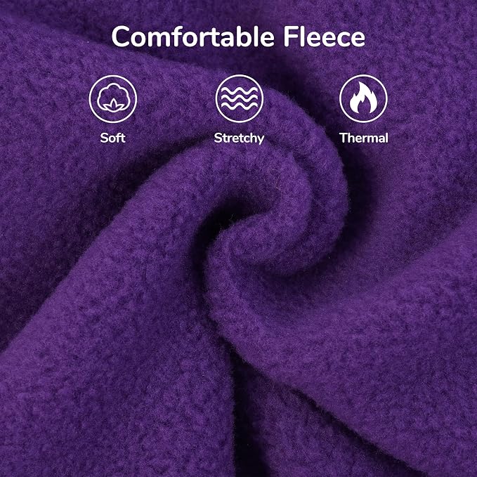 PUMYPOREITY Fleece Sphynx Cat Clothes, Warm Thick Cat Sweater, Soft Winter Coat - Image 2