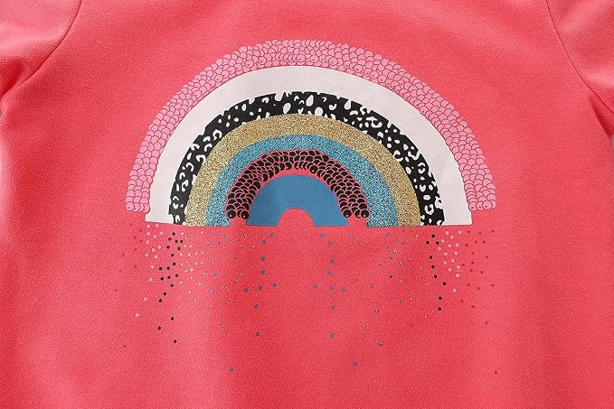 Bumeex Toddler Girl Sweatshirt Clothes Outfit, Cotton Crewneck Christmas - Image 4