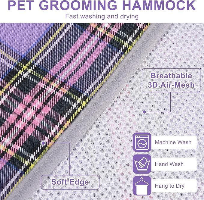 BEAUTYZOO Dog Grooming Hammock for Medium Dogs Cat- Dog Sling for Nail - Image 6