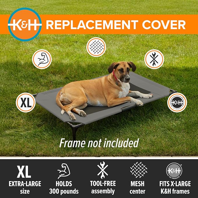 K&H Pet Products Dog Cot Replacement Cover, Designed to fit K&H XL Pet Cots - Image 3