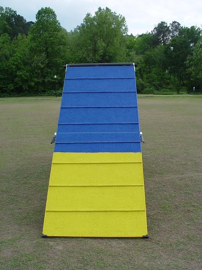 Rubber Surface Dog Agility 7' A-Frame, On-Wheel Interface Ready - Image 5