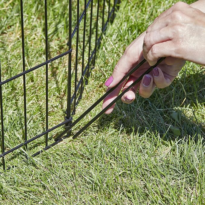 MidWest Homes for Pets Folding Metal Puppy / Dog Exercise Pen, Indoor/Outdoor - Image 6