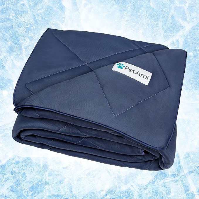 PetAmi Premium Cooling Dog Blanket | Lightweight Fluffy Pet Throw Blanket Bed - Image 8