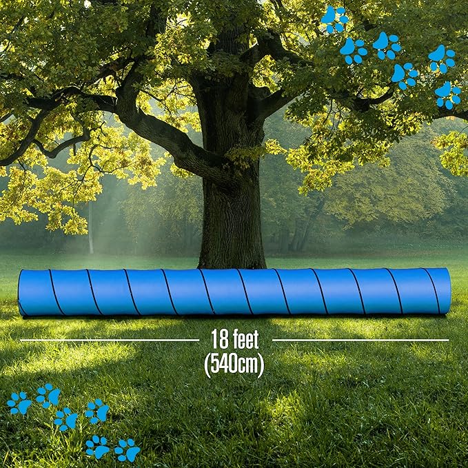Houseables Dog Tunnel, Dog Agility Tunnel, Agility Equipment, Puppy Obstacle - Image 3