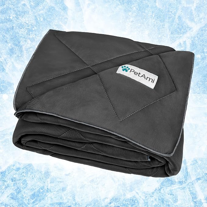 PetAmi Premium Cooling Dog Blanket | Lightweight Fluffy Pet Throw Blanket Bed - Image 8