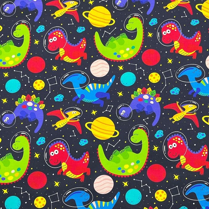 1 Yard 43" x 36" Premium Floral Cotton Quilting Sewing Fabric, DIY Sewing by Quiltable