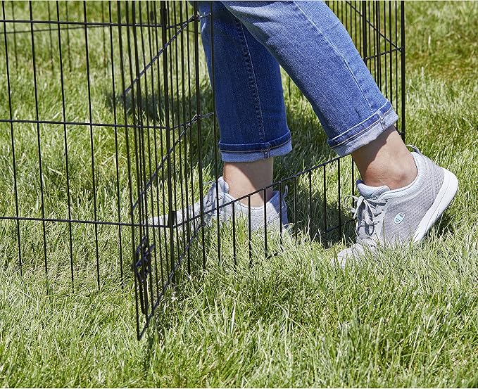 MidWest Homes for Pets Folding Metal Puppy / Dog Exercise Pen, Indoor/Outdoor - Image 4