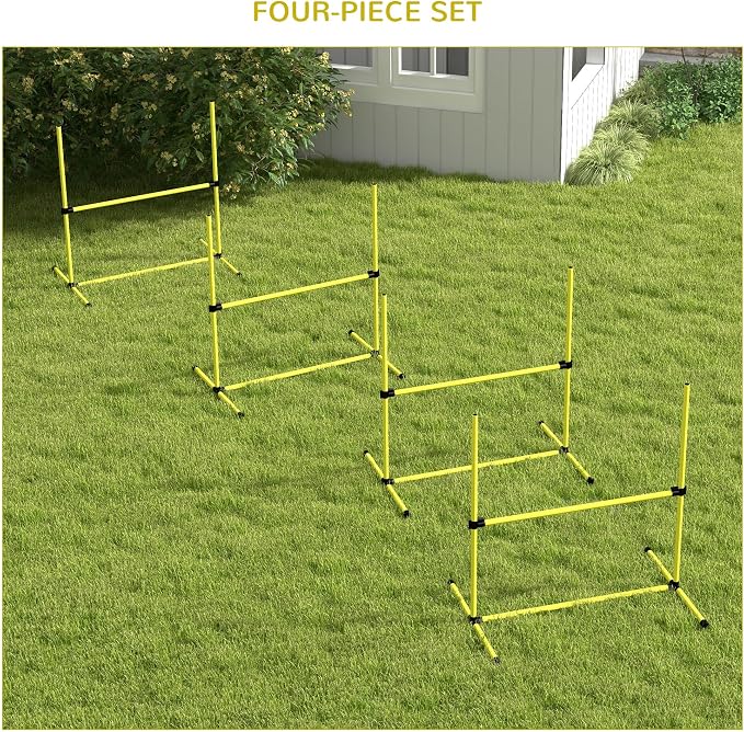 Kaimei 4-Piece Dog Agility Jump Set - Image 5